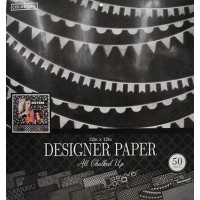 Colorbok 12" Designer Paper Pad, All Chalked Up   552571301